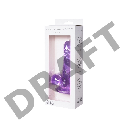 Фиолетовый фаллоимитатор Oxygen - 17,5 см.