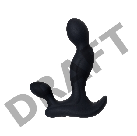 Анальный стимулятор POPO Pleasure by TOYFA Vela, силикон, черный