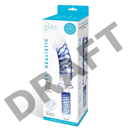 Большой двусторонний стимулятор 11 REALISTIC DOUBLE ENDED