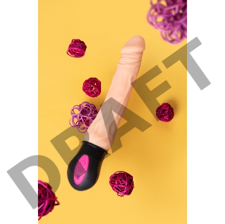 Реалистичный вибратор TOYFA  A-Toys Benedick с подогревом, TPE, телесный, 25 см