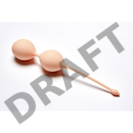 Шарики Кегеля со смещенным центром тяжести Delta, 3,5 x 20 см , цвет слоновая кость