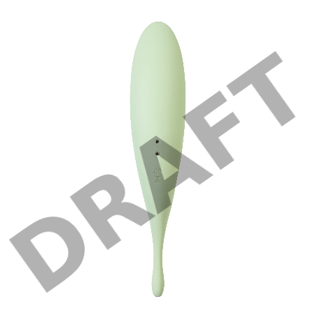 Вакуум-волновой бесконтактный стимулятор клитора Satisfyer Twirling Pro, силикон, зеленый