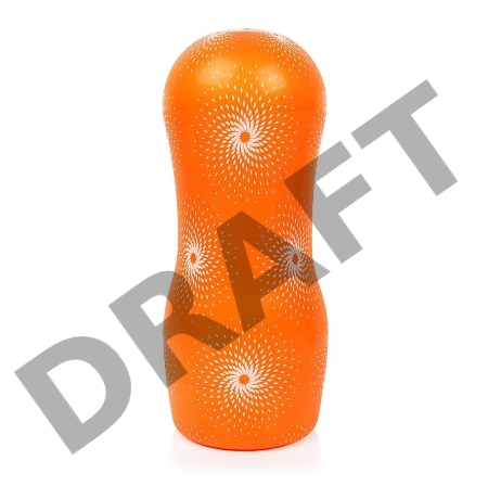 Прозрачный рельефный мастурбатор A-Loving со спиралевидным рельефом