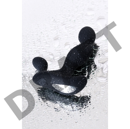 Анальный стимулятор POPO Pleasure by TOYFA Vela, силикон, черный