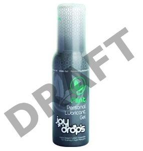 Смазка на водной основе со вкусом мяты JoyDrops Mint - 100 мл.