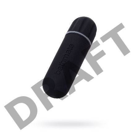 Вибропуля Bathmate Vibe Bullet Black, перезаряжаемая, водонепронецаемая, пластик, черная