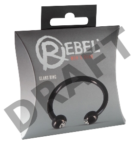 Металлическое кольцо под головку Glans Ring by Rebel