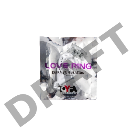 Виброкольцо TOYFA, TPE, прозрачный