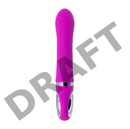 Вибратор с клиторальным стимулятором JOS JOLY, с WOW-режимом, силикон, фиолетовый, 19,6 см