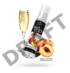 Массажное масло SECRET PLAY с ароматом персика и шампанского, 50 мл