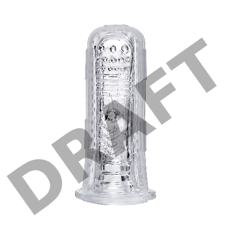 Мастурбатор Levett Zyra, TPE, черный, 22 см