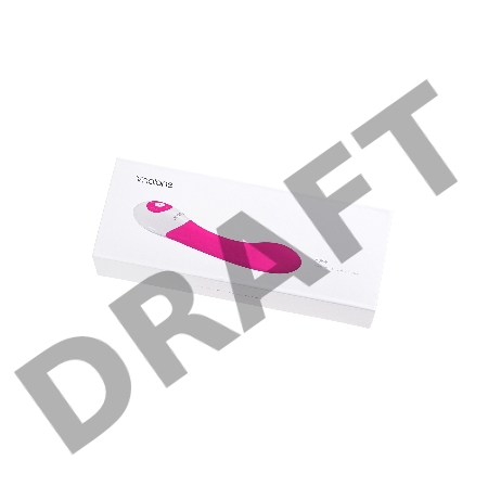 Нереалистичный вибратор Nalone Pulse, силикон, розовый, 21 см