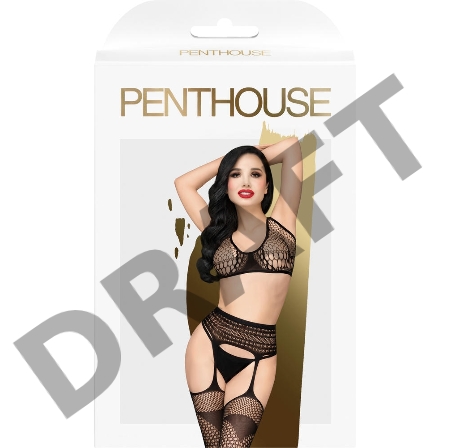 Комплект Penthouse Smoking gun Черный XL 4015514 (жен. комплект