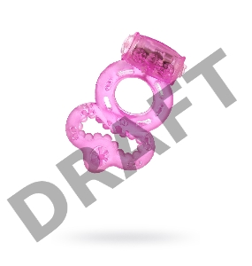 Виброкольцо TOYFA, TPE, розовый