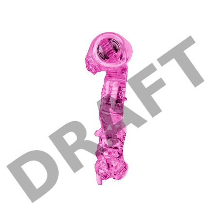 Виброкольцо TOYFA, TPE, розовый