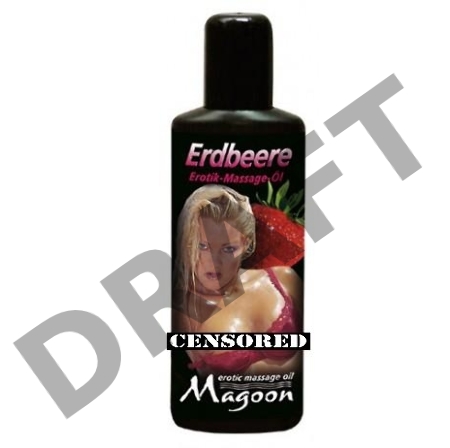 Массажное масло Magoon Strawberry - 100 мл. 