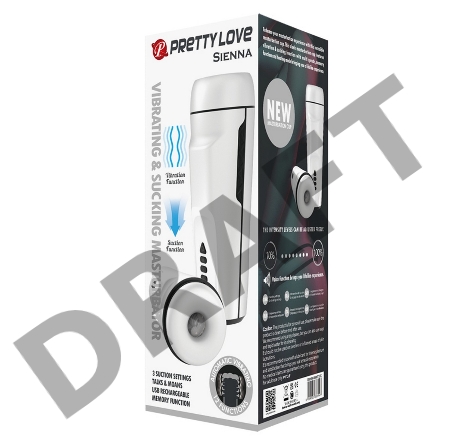 Вибромастурбатор Sienna с функцией всасывания