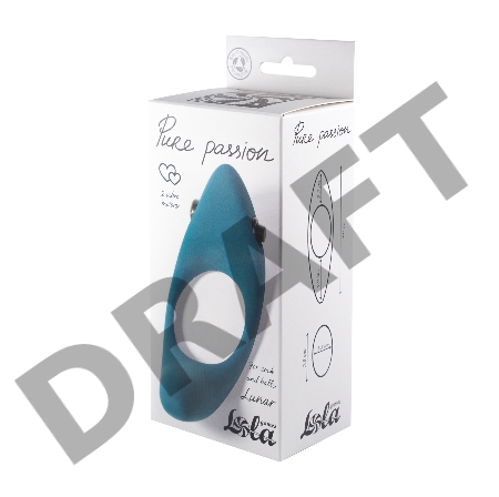 Зеленое эрекционное виброкольцо Lunar