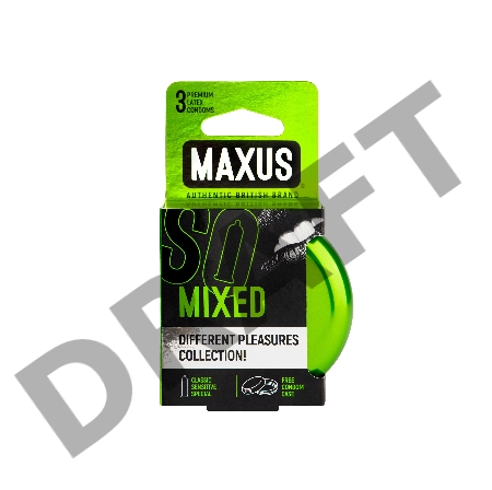 Презервативы MAXUS Mixed № 3, 18 см
