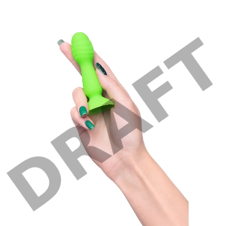 Анальная втулка A-Toys by TOYFA Terg, силикон, зеленый, 10 см