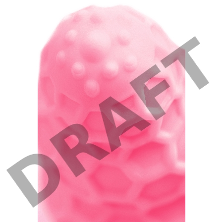 Мастурбатор A-Toys Flaff, TPE, розовый, 8см, Ø 2,9 см