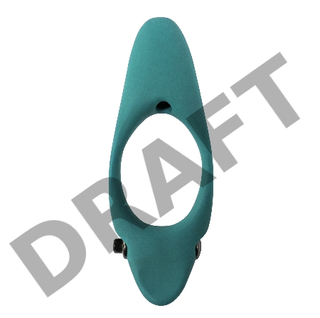 Зеленое эрекционное виброкольцо Stardust