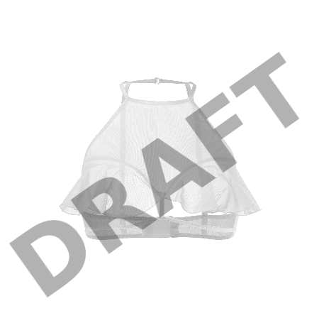 Эротический бралетт Erolanta Karen с открытой грудью, белый (50-52)