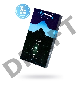 Презервативы Luxe  DOMINO CLASSIC King size 6 шт, 19 см