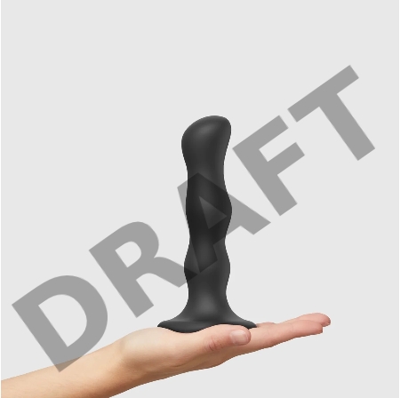 Фаллоимитатор Strap-On-Me Dildo Geisha Ball черный XL, 19 см