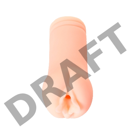 Мастурбатор реалистичный KOKOS Yuki, TPR, бежевый, 14.5 см