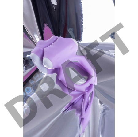 Виброкольцо на пенис A-Toys by TOYFA Zort, силикон, фиолетовое, Ø 2 см