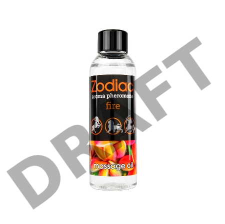 Массажное масло с феромонами ZODIAC FIRE, 75 мл