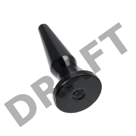 Анальная втулка TOYFA POPO Pleasure Gemini , TPE, черная,12,1 см