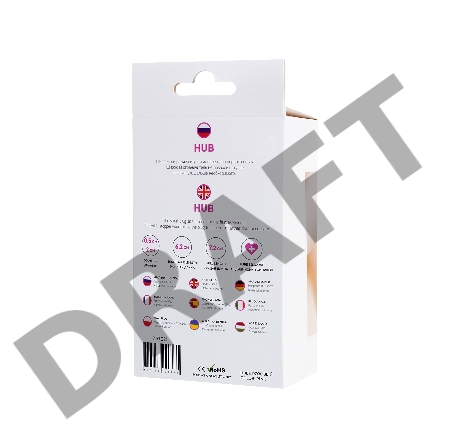 Анальная втулка ToDo by Toyfa Hub, силикон, розовая, 7,2 см, Ø 2 см