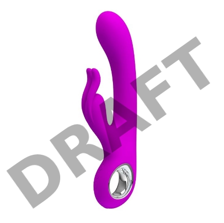 Вибромассажер с клиторальным отростком PrettyLove Hot Rabbit