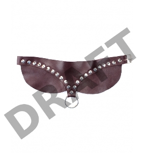 Бордовый широкий ошейник Wide Collar Maroon