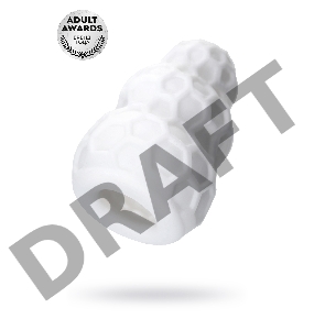 Мастурбатор A-Toys Flaff, TPE, белый, 8см, Ø 2,9 см