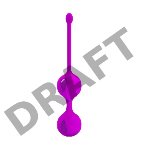 PrettyLove Kegel Tighten Up II, вагинальные шарики на сцепке