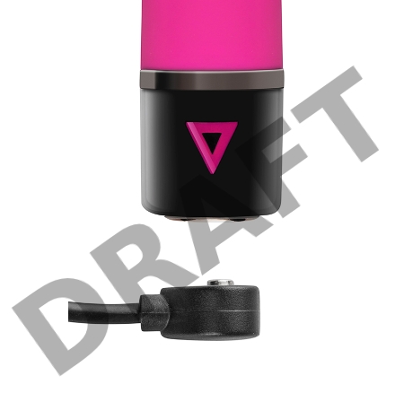 Нереалистичный вибратор Lil'Vibe, силикон, розовый, 10 см