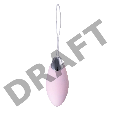 Виброяйцо и вибронасадка на палец JOS VITA, силикон, розовые, 8,5 и 8 см