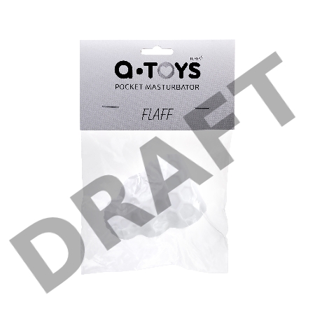 Мастурбатор A-Toys Flaff, TPE, белый, 8см, Ø 2,9 см