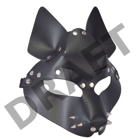 Маска БДСМ, Wolf с шипами