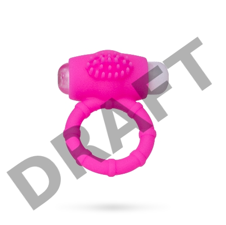 Эрекционное кольцо на пенис TOYFA  A-Toys Nevy, силикон, розовый, Ø 2,5 см