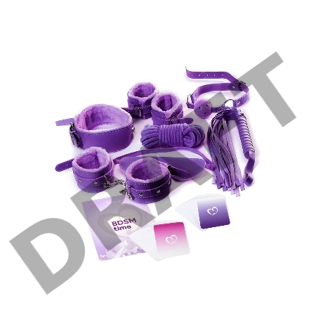 Набор для ролевых игр в стиле БДСМ Eromantica BDSM Time, два комплекта карт и контракт