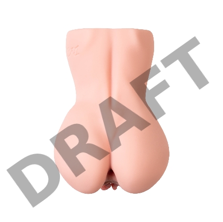 Мастурбатор реалистичный с двойным слоем KOKOS EDITION 001, TPR, бежевый, 18 см