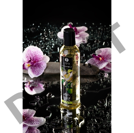 Масло для массажа Shunga Organica Exotic Green Tea, натуральное, расслабляющее, зеленый чай, 240 мл