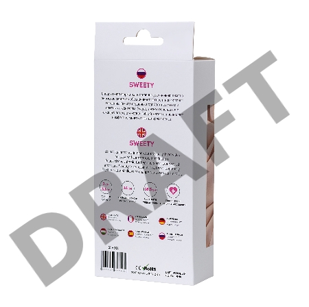 Анальная цепочка ToDo by Toyfa Sweety, силикон, розовый, 18,5 см, Ø 3,1 см