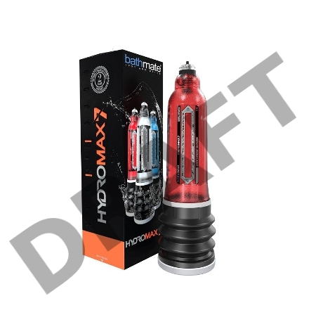 Гидропомпа Bathmate Hydromax 7 красная