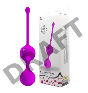 PrettyLove Kegel Tighten Up II, вагинальные шарики на сцепке