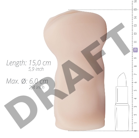 Телесный мастурбатор-вагина Melissa Laurel Masturbator